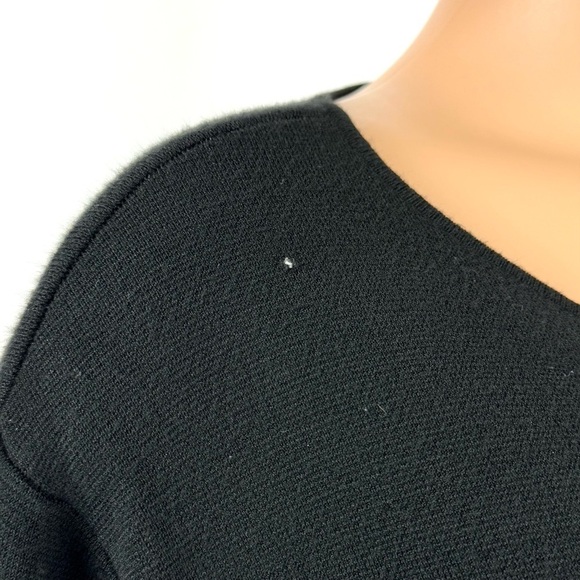 7th Avenue Design Studio Women's XL Black Asymmetrical Zip Sweater Jacket Career - Picture 6 of 12